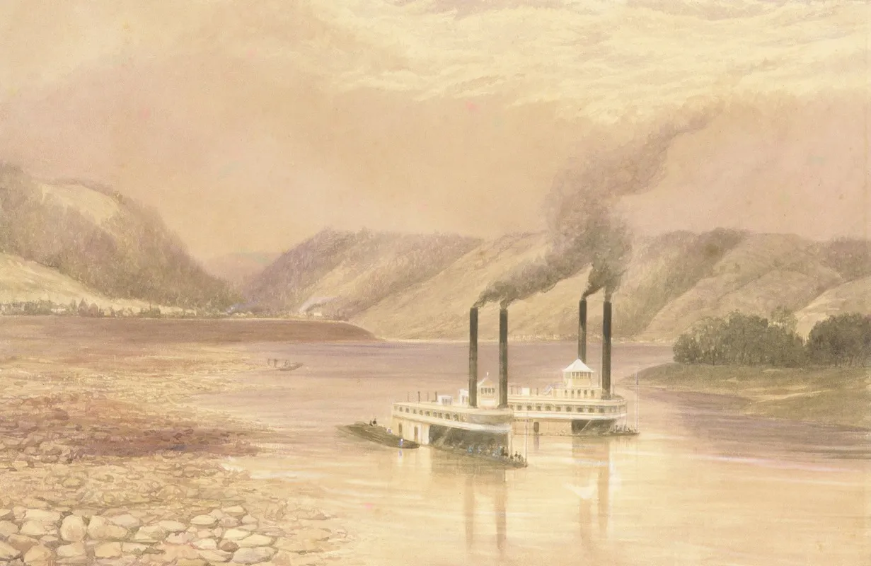 The Ohio River Near Wheeling West Virginia 2