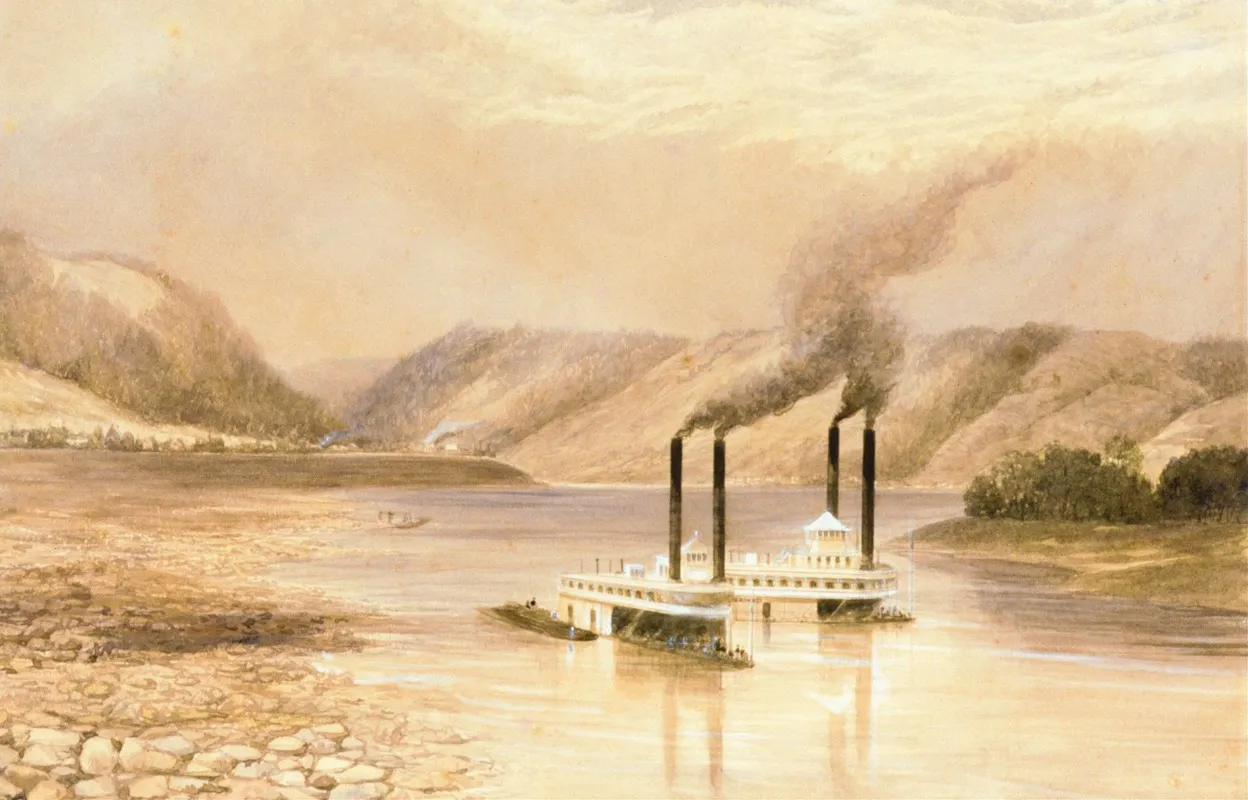 The Ohio River Near Wheeling West Virginia