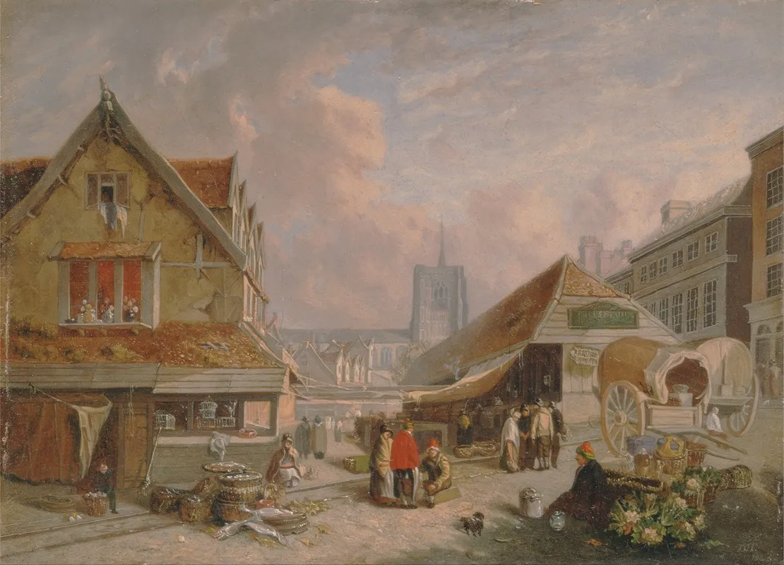 The Old Fishmarket Norwich Wall Art by David Hodgson - High-Resolution Digital Print