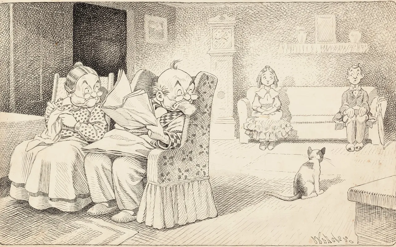 The Old Folks Home Wall Art by Wilder - High-Resolution Digital Print