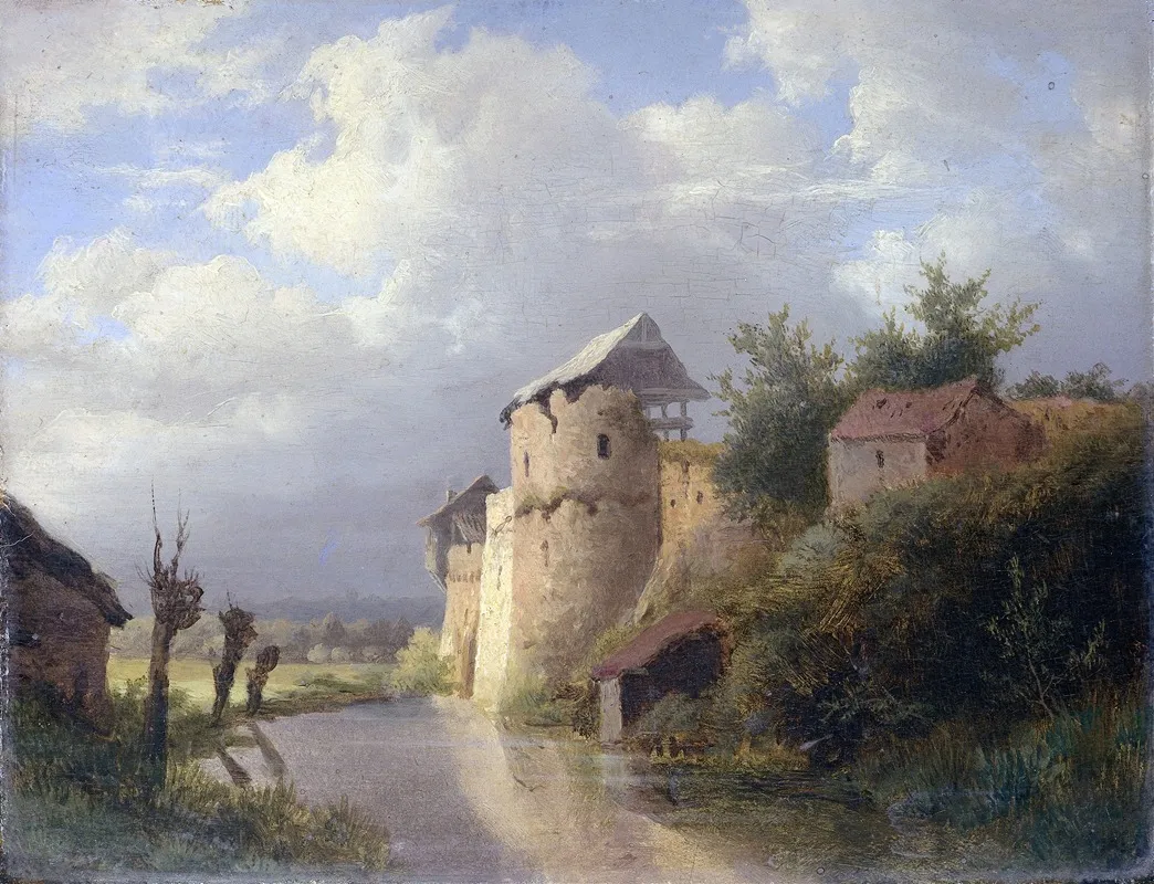 The Old Fortress Wall Art by Louwrens Hanedoes - High-Resolution Digital Print