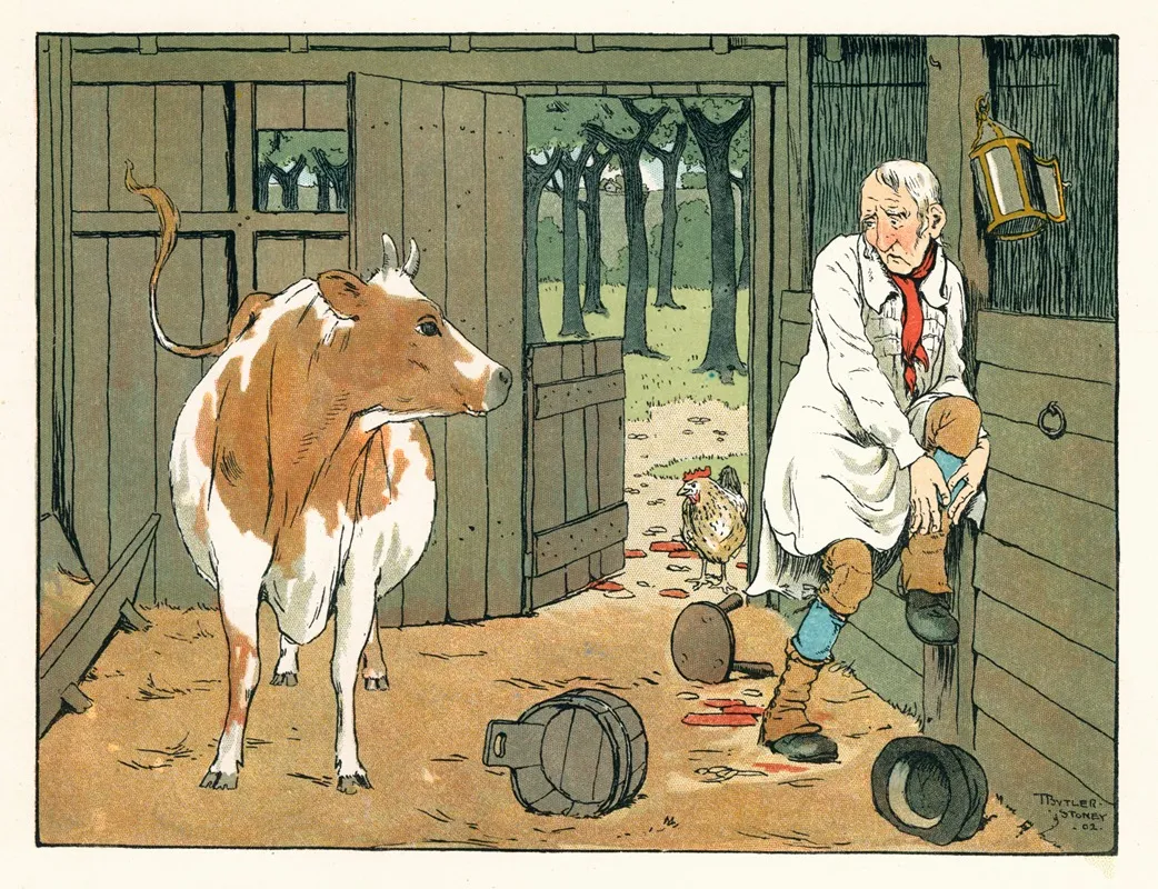 The Old Man Who Lived In A Wood Pl 06 Wall Art by T. Butler-Stoney - High-Resolution Digital Print