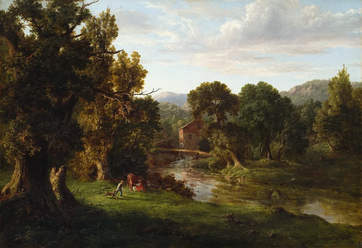 The Old Mill Wall Art by George Inness - High-Resolution Digital Print