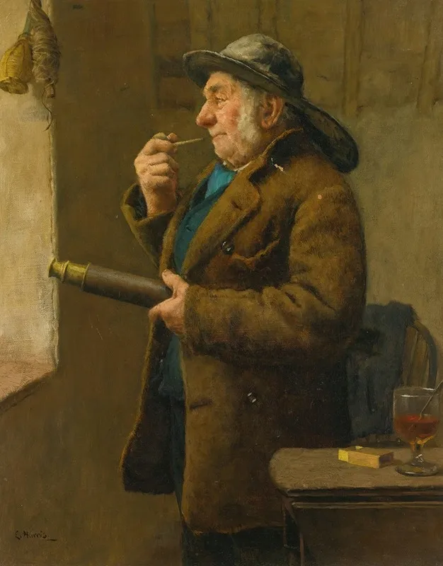 The Old Pilot Wall Art by Edwin Harris - High-Resolution Digital Print