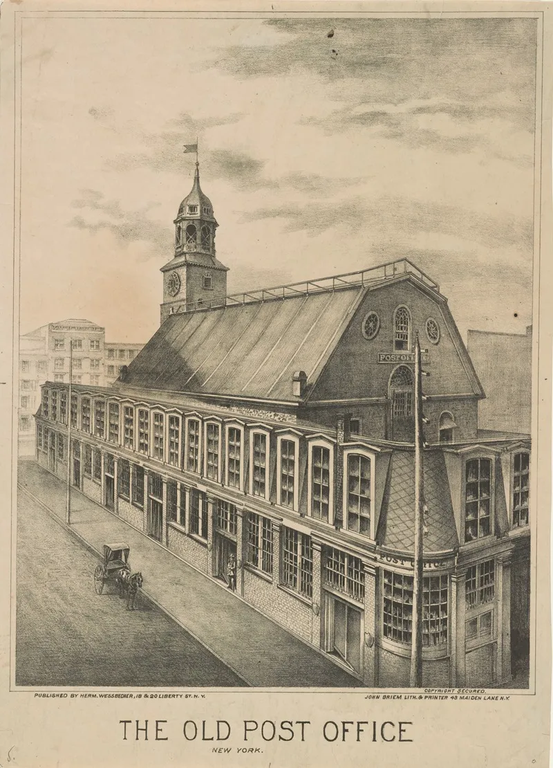 The Old Post Office New York Wall Art by John Briem - High-Resolution Digital Print