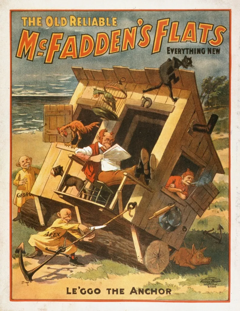 The Old Reliable Mcfaddens Flats Everything New 2 Wall Art by U.S. Lithograph Co. - High-Resolution Digital Print