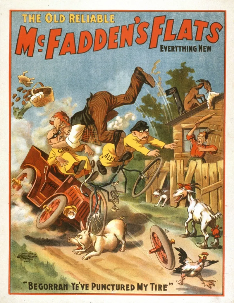 The Old Reliable Mcfaddens Flats Everything New Wall Art by U.S. Lithograph Co. - High-Resolution Digital Print