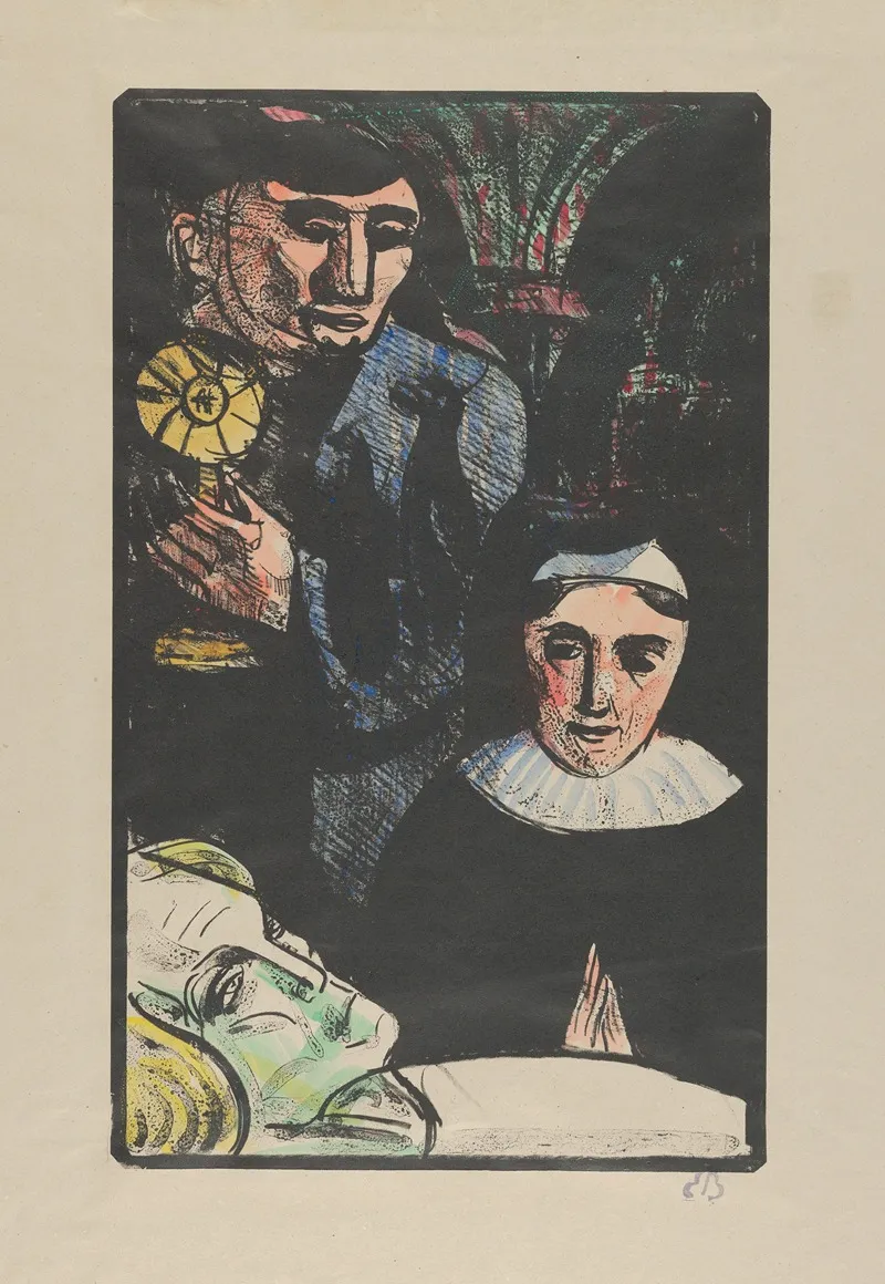 The Old Woman From Berkeley Wall Art by Emile Bernard - High-Resolution Digital Print