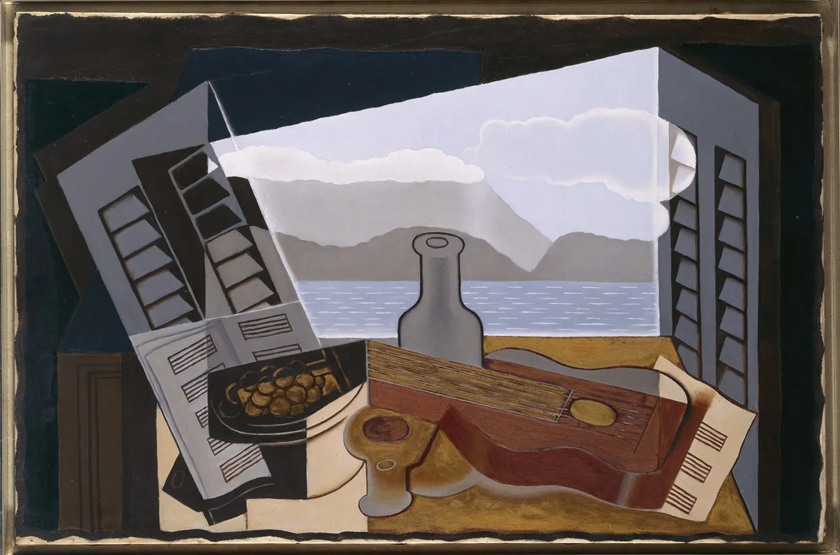 The Open Window Wall Art by Juan Gris - High-Resolution Digital Print