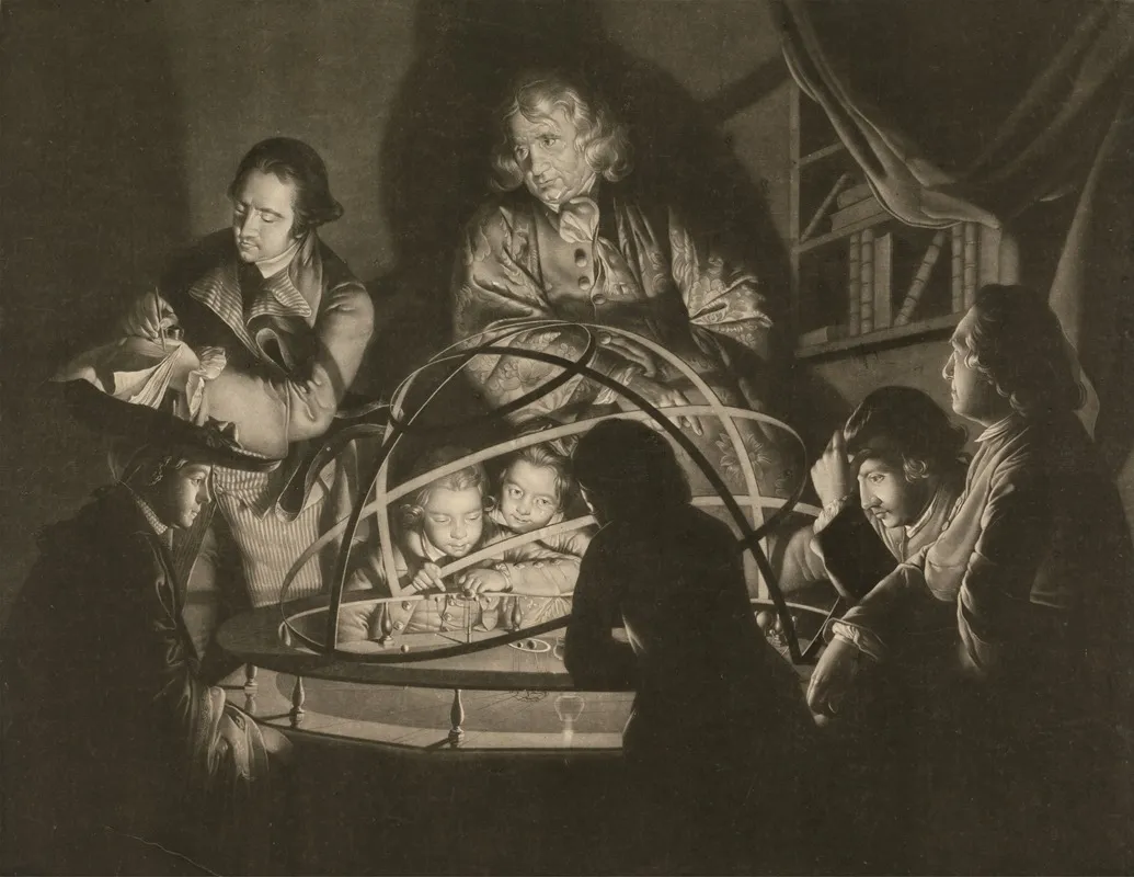 The Orrery Wall Art by Joseph Wright of Derby - High-Resolution Digital Print