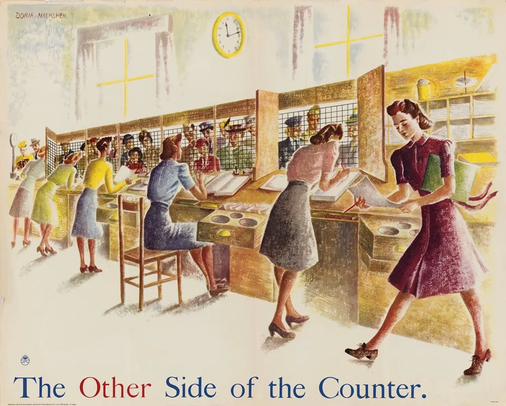 The Other Side Of The Counter Wall Art by Donia Nachshen - High-Resolution Digital Print