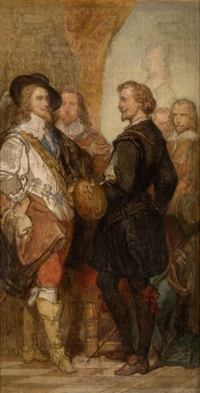The Painter Anthony Van Dyck In London
