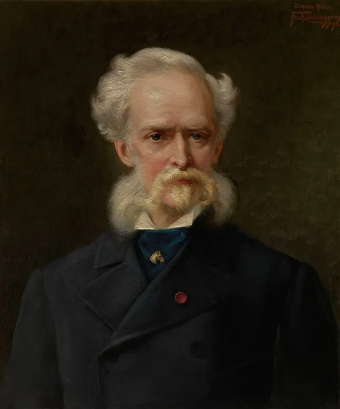 The Painter Charles Tsaggeny Wall Art by Frédéric-Pierre Tschaggeny - High-Resolution Digital Print