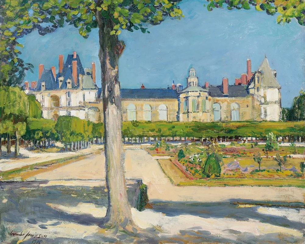The Palace Of Fontainebleau Wall Art by Alexander Jamieson - High-Resolution Digital Print
