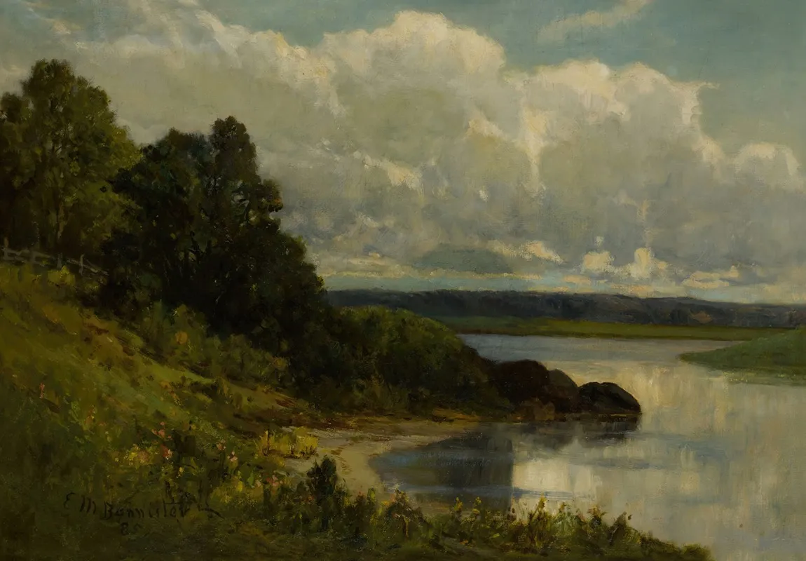The Palmer River Wall Art by Edward Mitchell Bannister - Canvas Print