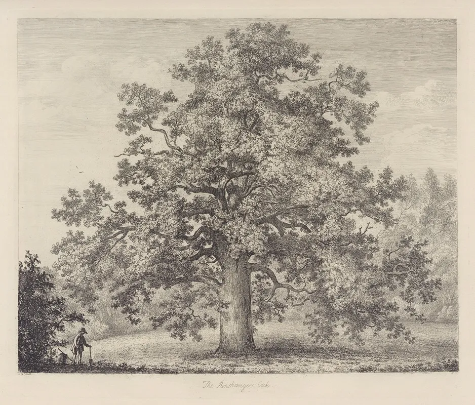 The Panshanger Oak Wall Art by Jacob George Strutt - High-Resolution Digital Print