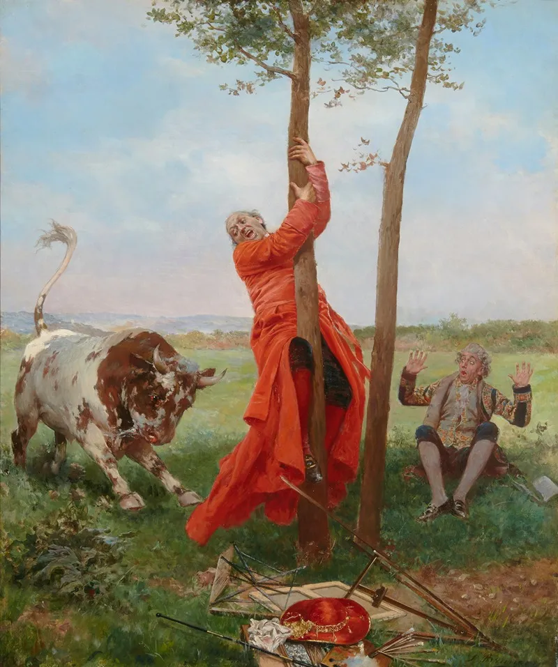 The Papal Bull Wall Art by François Brunery - High-Resolution Digital Print