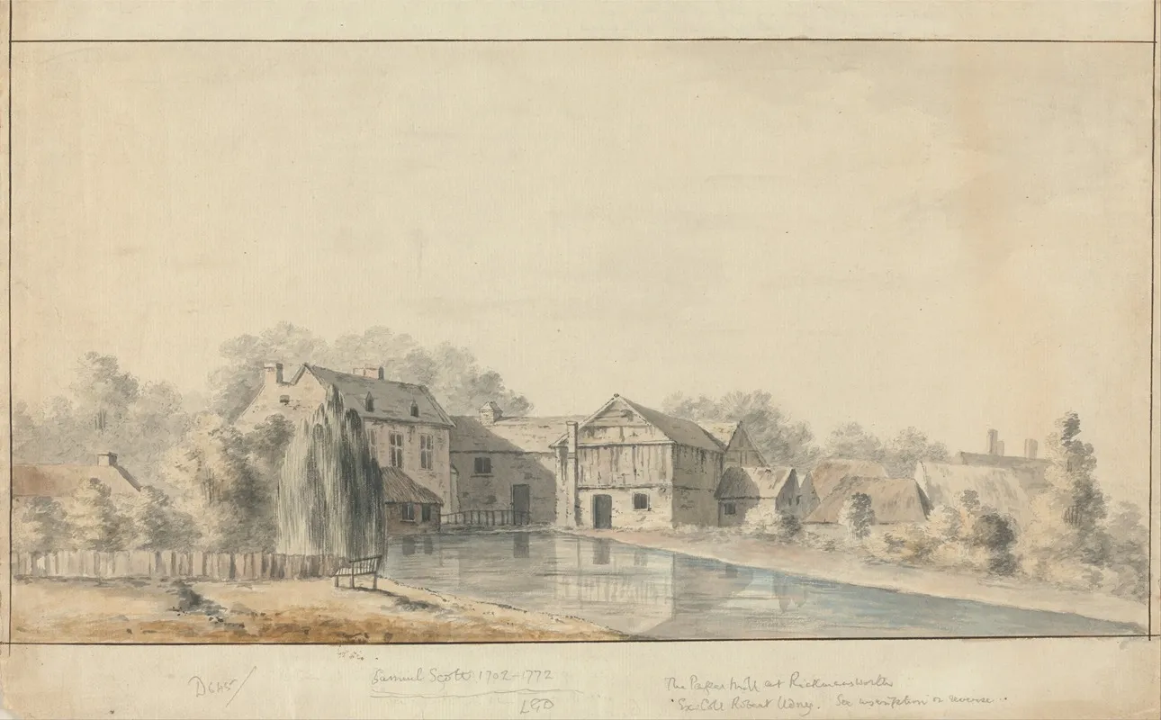 The Paper Mill At Rickmansworth Wall Art by Robert Udney - High-Resolution Digital Print