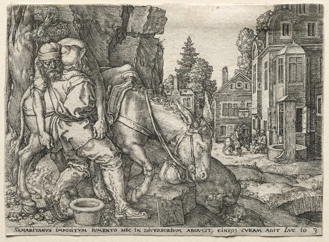 The Parable Of The Good Samaritan The Good Samaritan Putting The Traveler On His Donkey