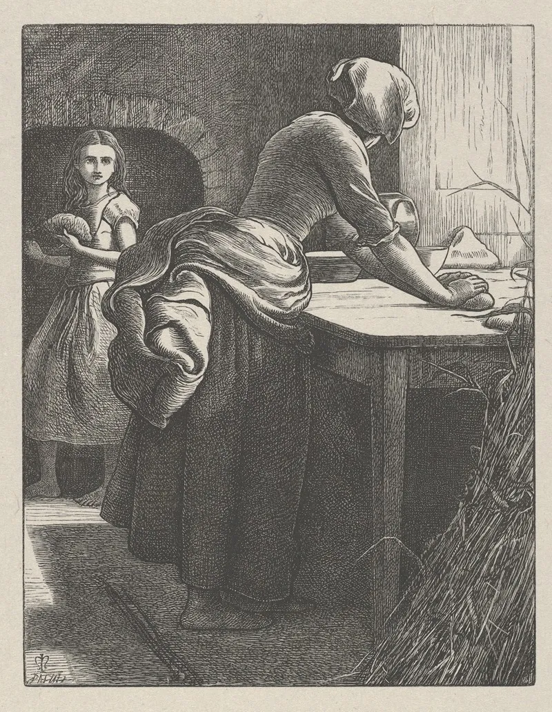 The Parable Of The Leaven Wall Art by Sir John Everett Millais - High-Resolution Digital Print