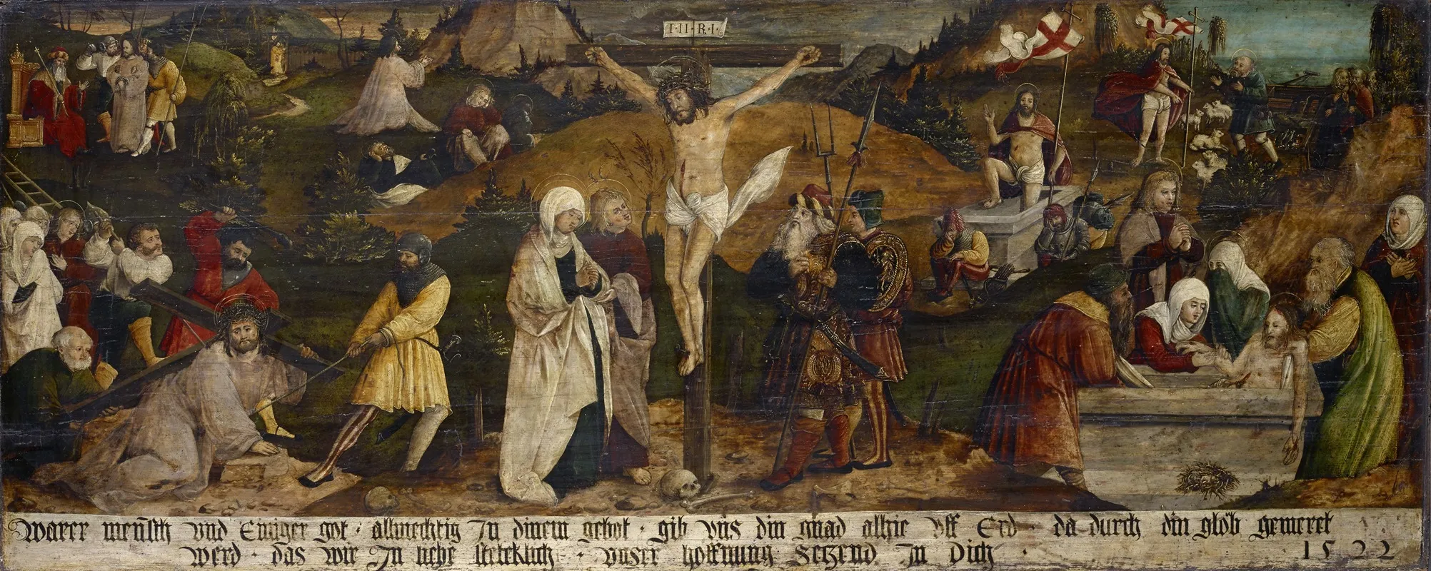 The Passion Of Christ Wall Art by Hans (Johann) Ludwig Lendorff - High-Resolution Digital Print