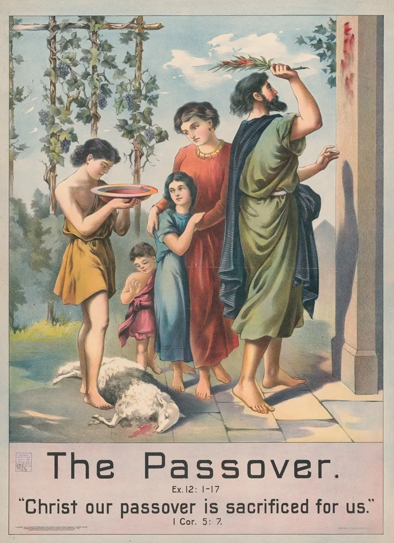 The Passover 2 Wall Art by Stecher Litho. Co - High-Resolution Digital Print