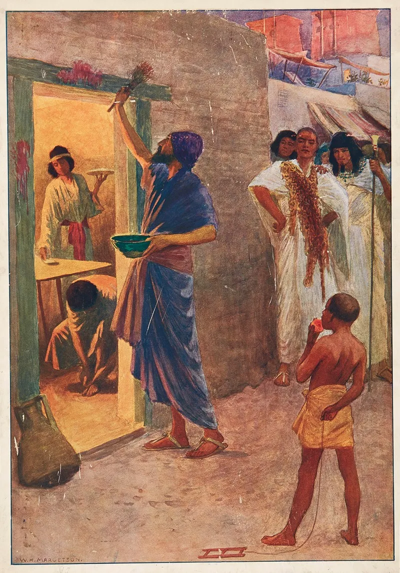 The Passover Instituted Wall Art by William Henry Margetson - High-Resolution Digital Print