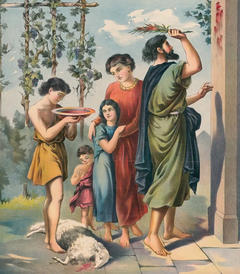 The Passover Wall Art by Stecher Litho. Co - High-Resolution Digital Print