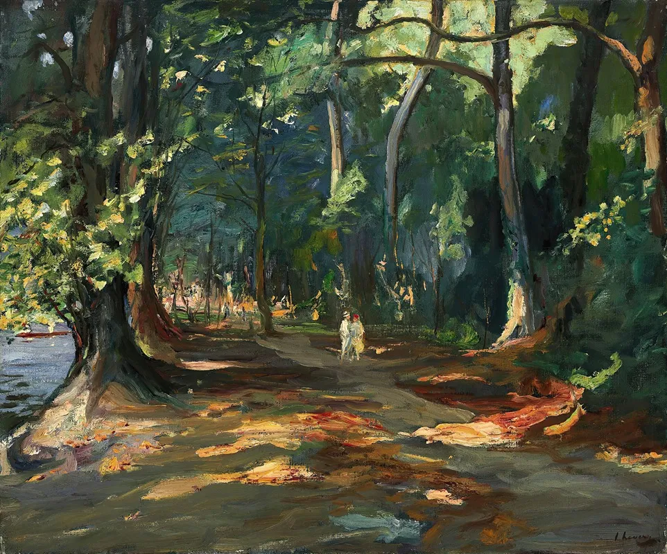 The Path By The River Maidenhead Wall Art by Sir John Lavery - High-Resolution Digital Print