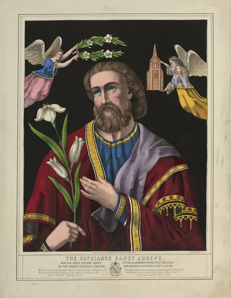 The Patriarch Sanct Joseph Wall Art by Henry Jerome Schile - High-Resolution Digital Print