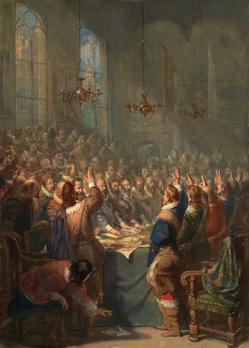 The Peace Of Munster Anno 1648 Wall Art by Barend Wijnveld - High-Resolution Digital Print