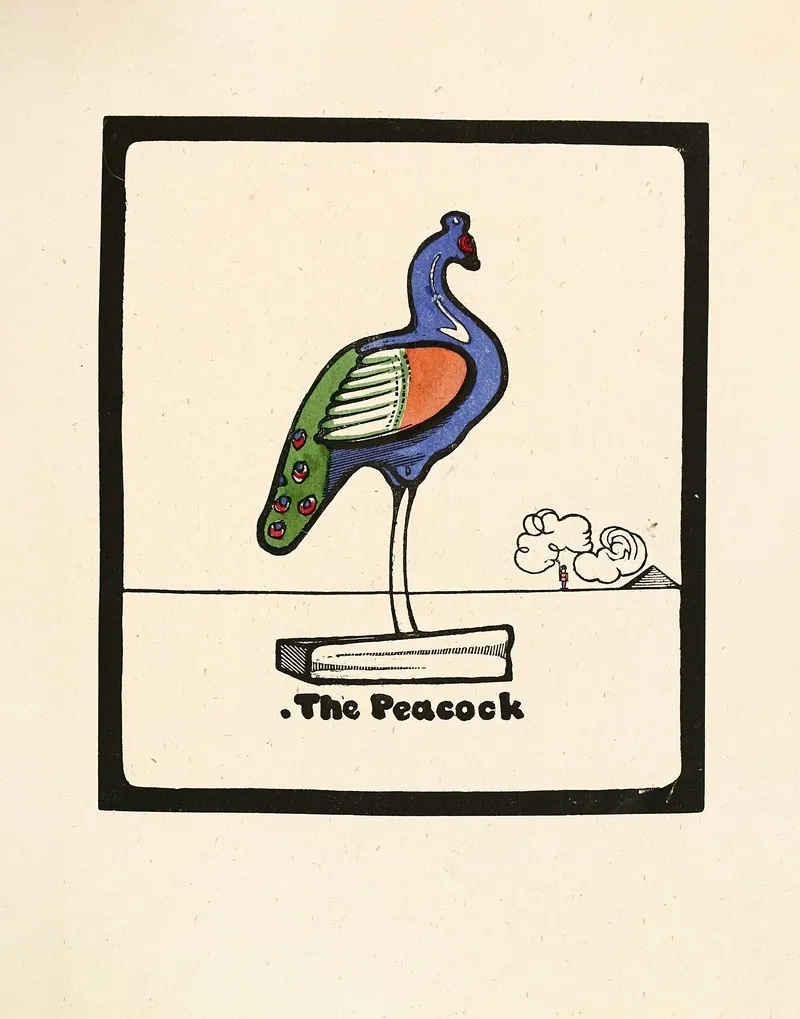 The Peacock Wall Art by Edward Gordon Craig - High-Resolution Digital Print