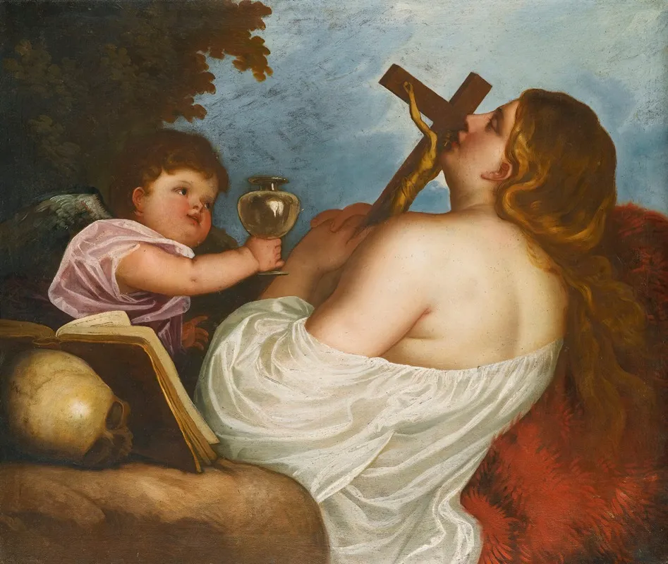 The Penitent Magdalene 15 Wall Art by Alessandro Varotari - High-Resolution Digital Print