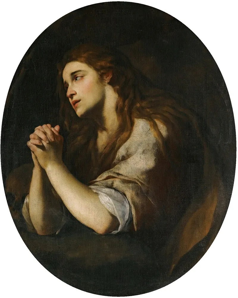 The Penitent Magdalene 23 Wall Art by Andrea Vaccaro - High-Resolution Digital Print