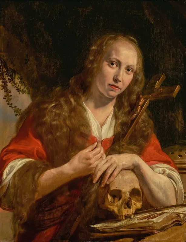 The Penitent Magdalene 5 Wall Art by Jan de Bray - High-Resolution Digital Print
