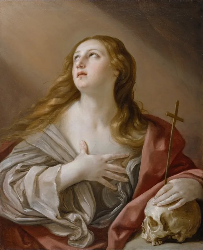 The Penitent Magdalene 8 Wall Art by Guido Reni - High-Resolution Digital Print