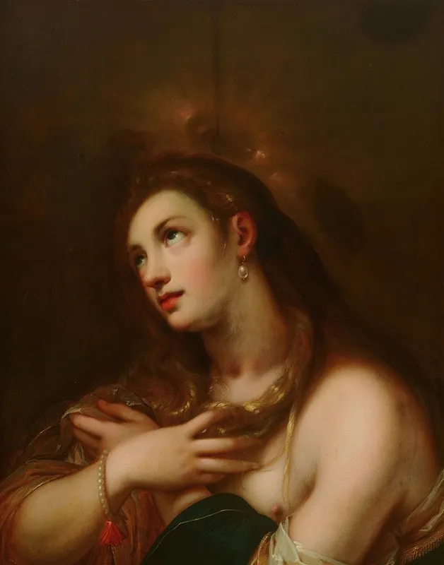 The Penitent Mary Magdalen Wall Art by Gortzius Geldorp - High-Resolution Digital Print