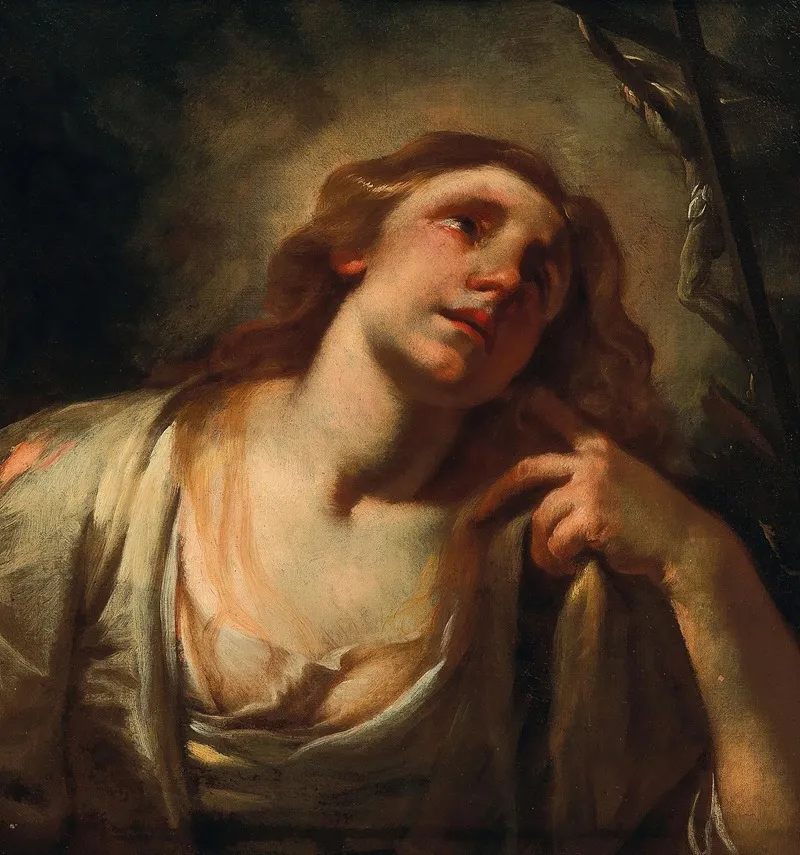 The Penitent Mary Magdalene 5 Wall Art by Gioacchino Assereto - High-Resolution Digital Print