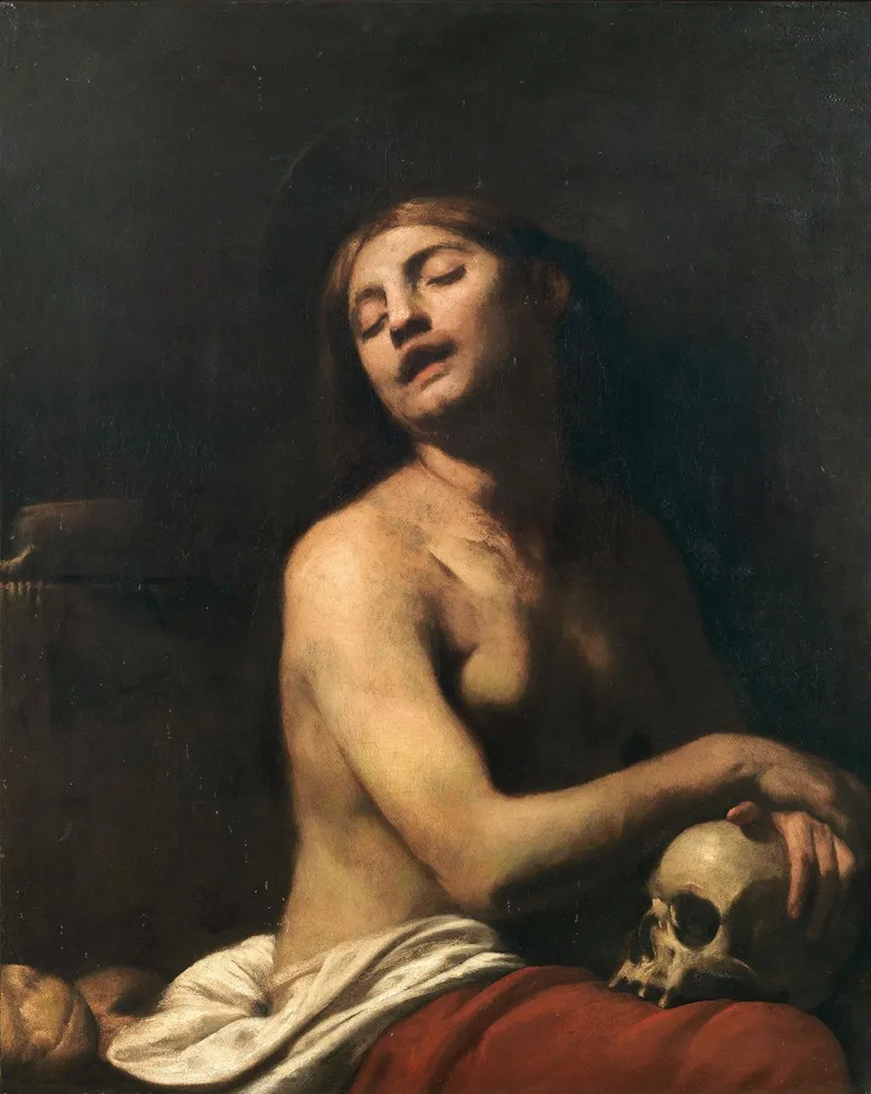 The Penitent Mary Magdalene 6 Wall Art by Guido Cagnacci - High-Resolution Digital Print