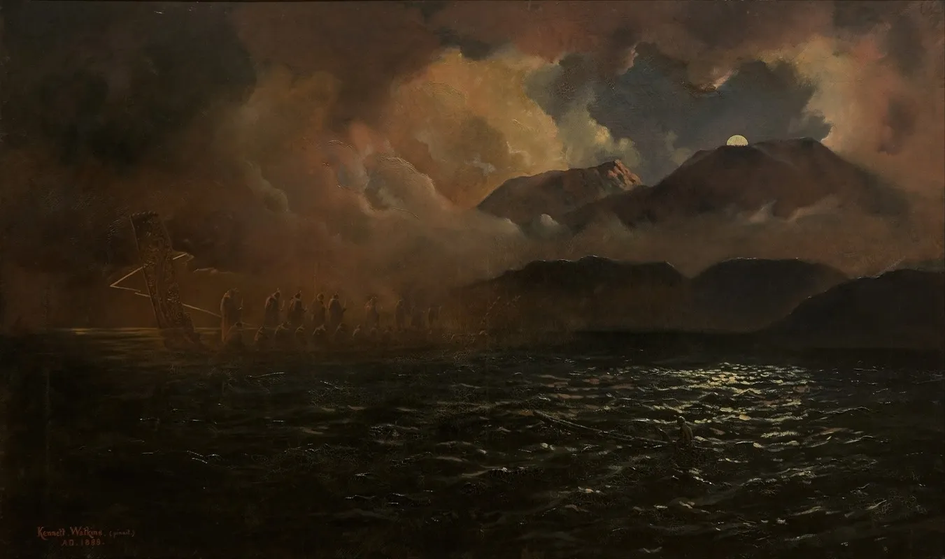 The Phantom Canoe A Legend Of Lake Tarawera