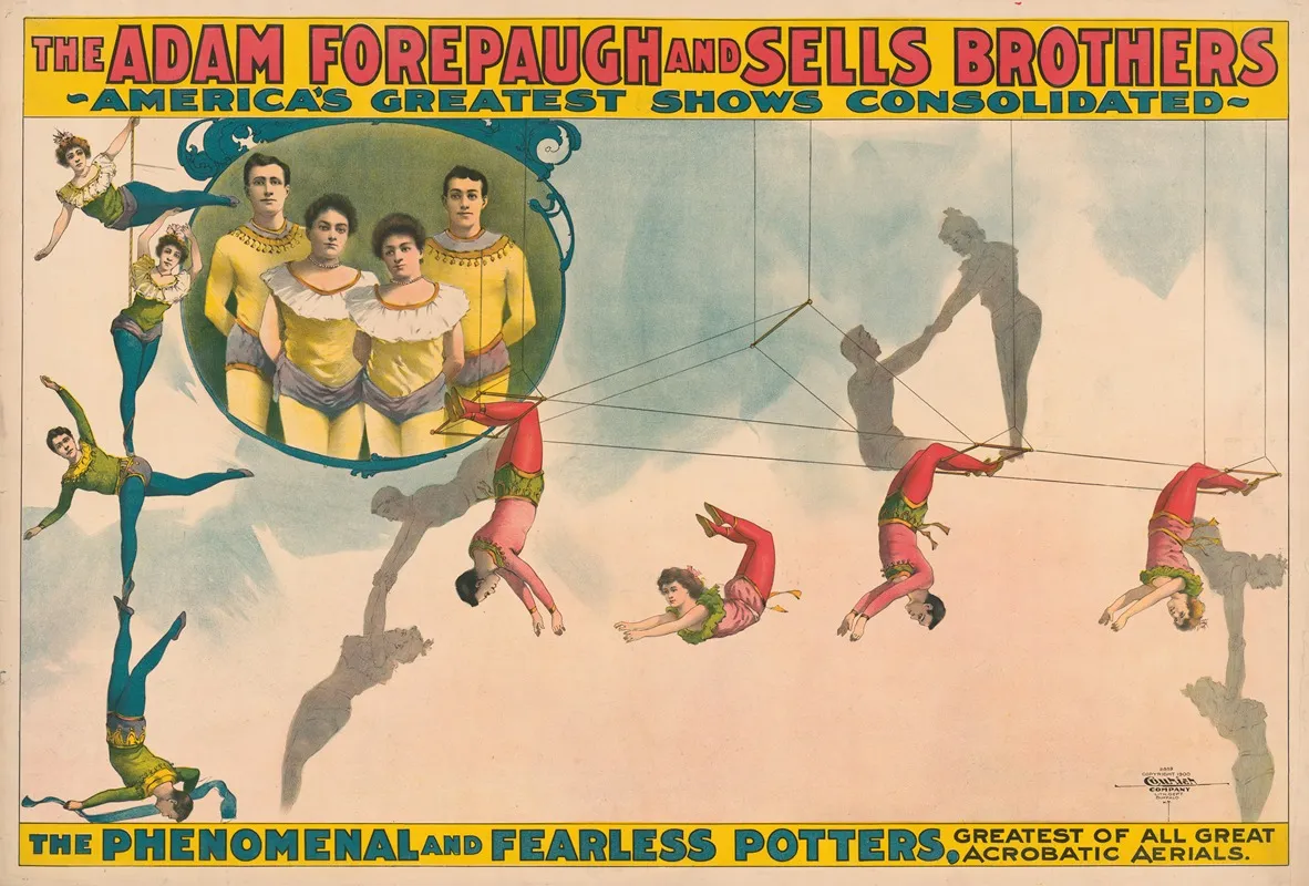 The Phenomenal And Fearless Potters Wall Art by Courier Litho. Co. - High-Resolution Digital Print