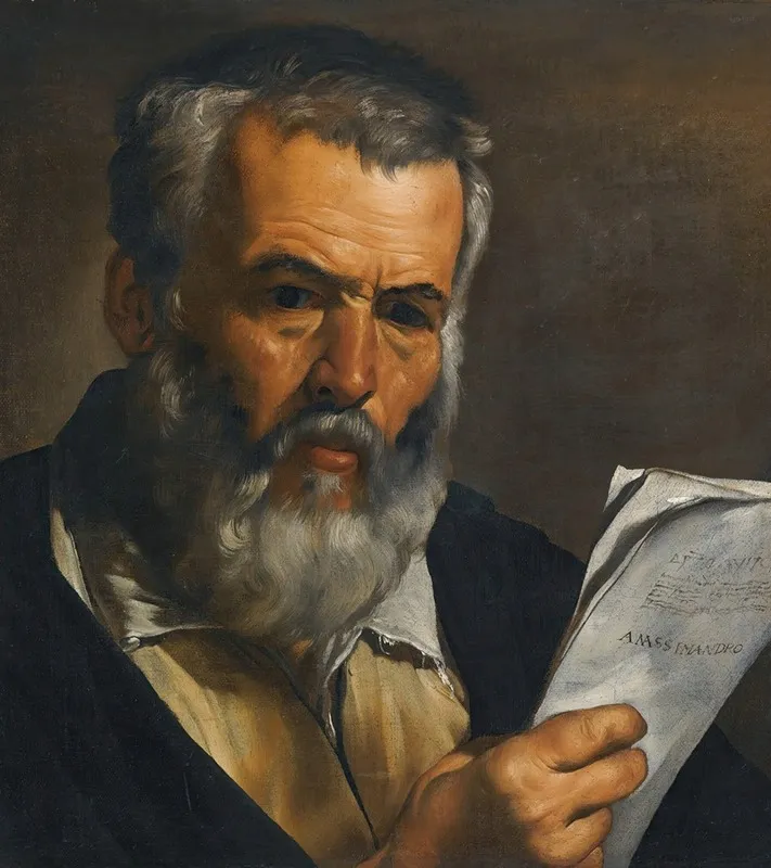 The Philosopher Anaximander Holding Some Of His Writings Wall Art by Neapolitan School - High-Resolution Digital Print