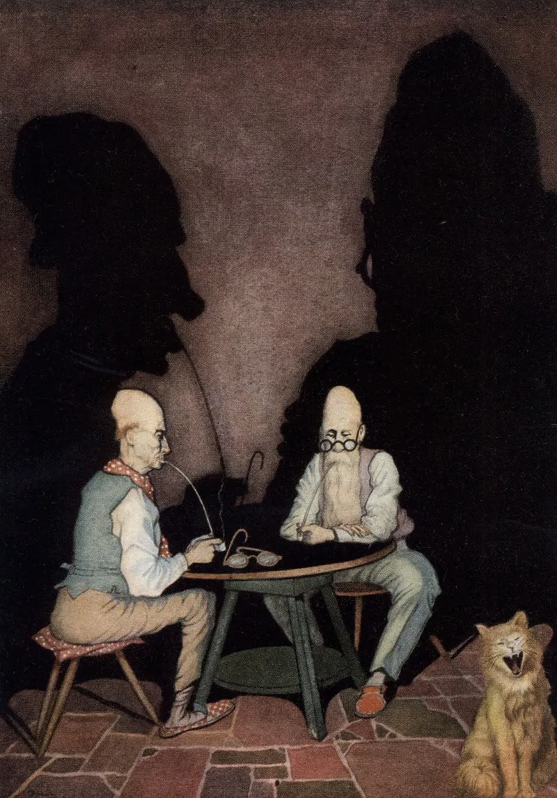 The Philosophers Were Able To Hear Each Other Thinking All Day Long Wall Art by Thomas Mackenzie - High-Resolution Digital Print