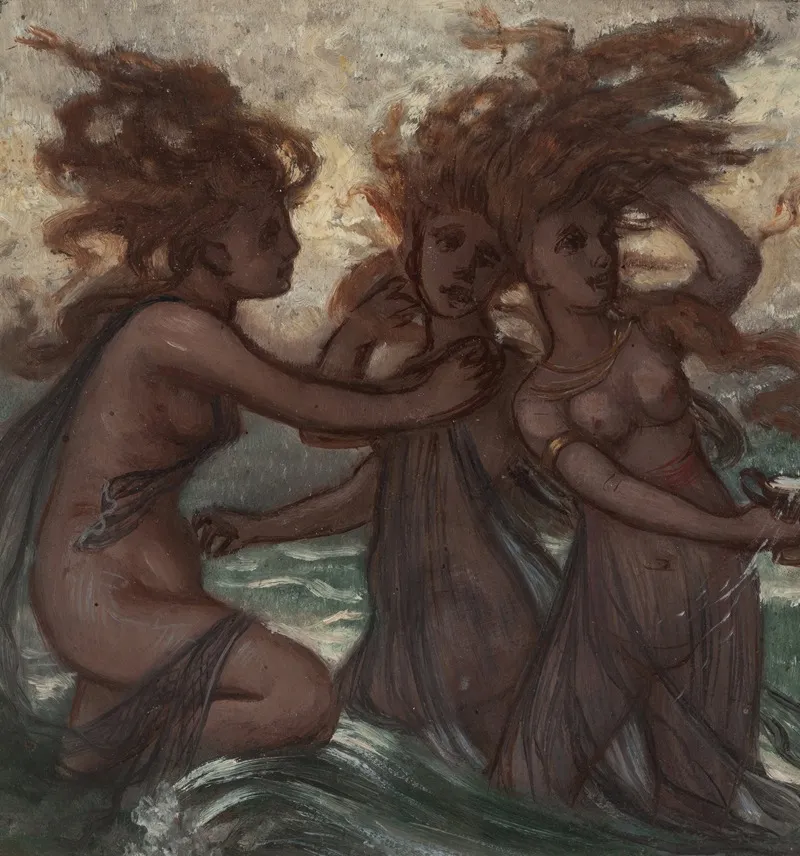 The Phorcydes Wall Art by Elihu Vedder - High-Resolution Digital Print