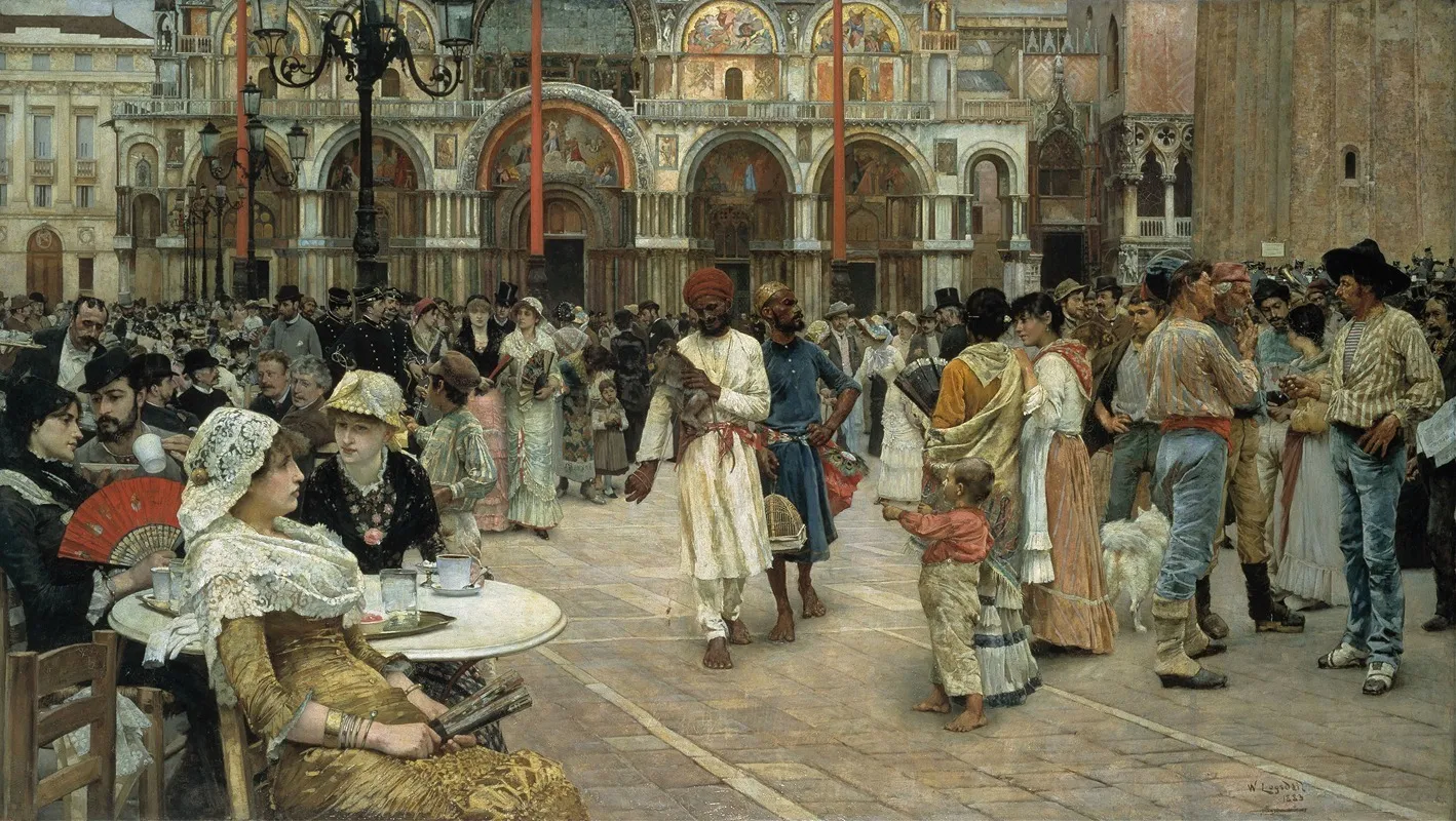 The Piazza Of Saint Marks Venice