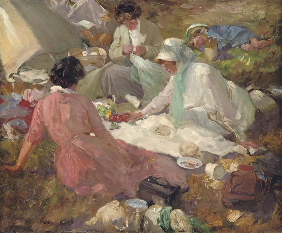 The Picnic 3 Wall Art by Cyrus Cincinatto Cuneo - High-Resolution Digital Print