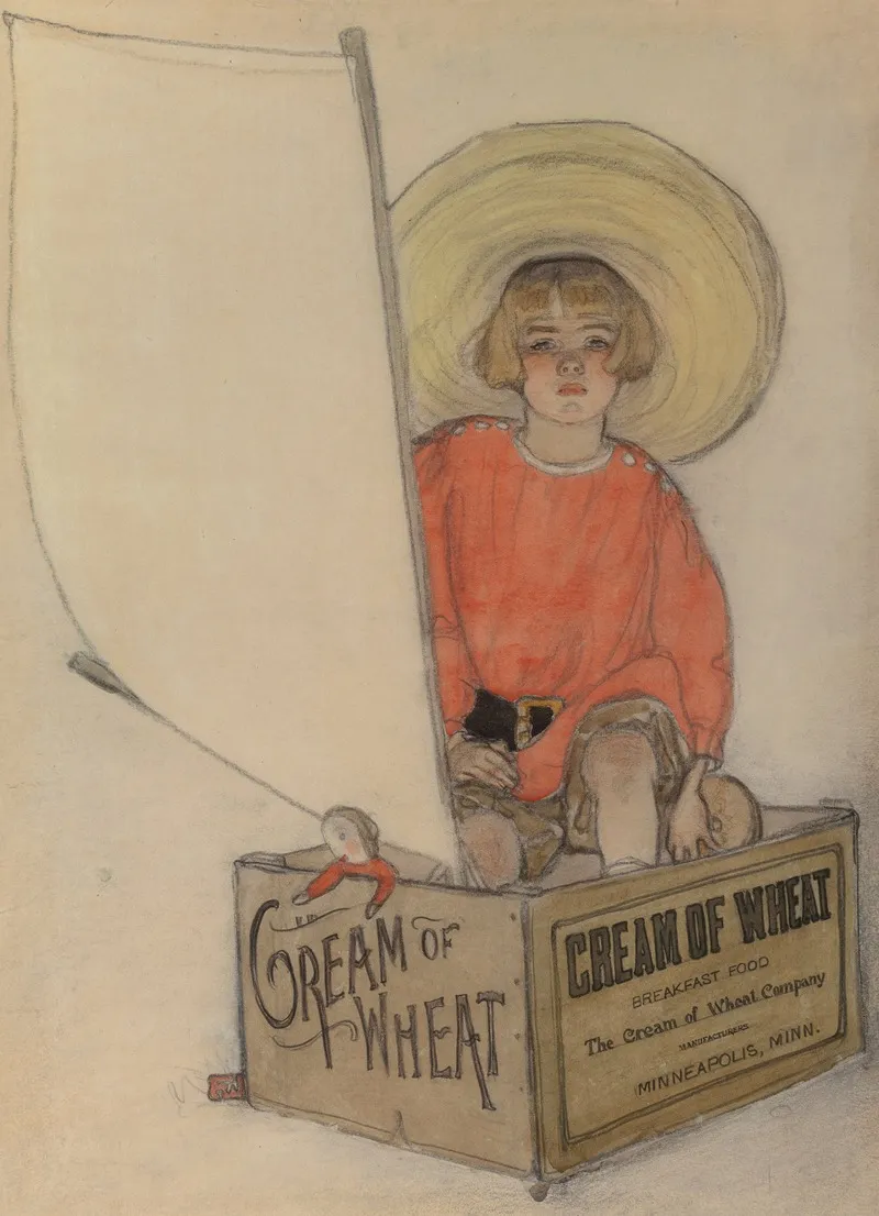 The Pirate Cream Of Wheat Advertisement Wall Art by Florence Wyman - High-Resolution Digital Print