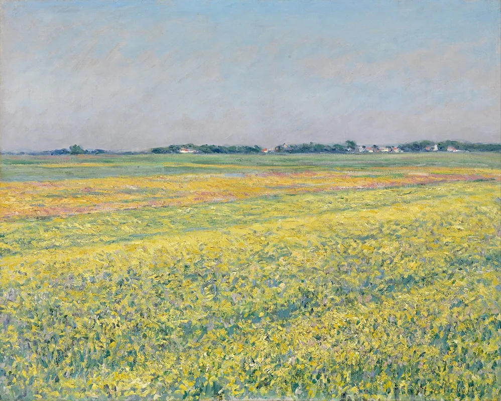 The Plain Of Gennevilliers Yellow Fields