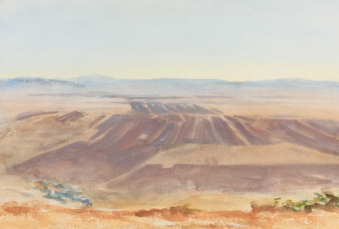 The Plains Of Nazareth Wall Art by John Singer Sargent - High-Resolution Digital Print