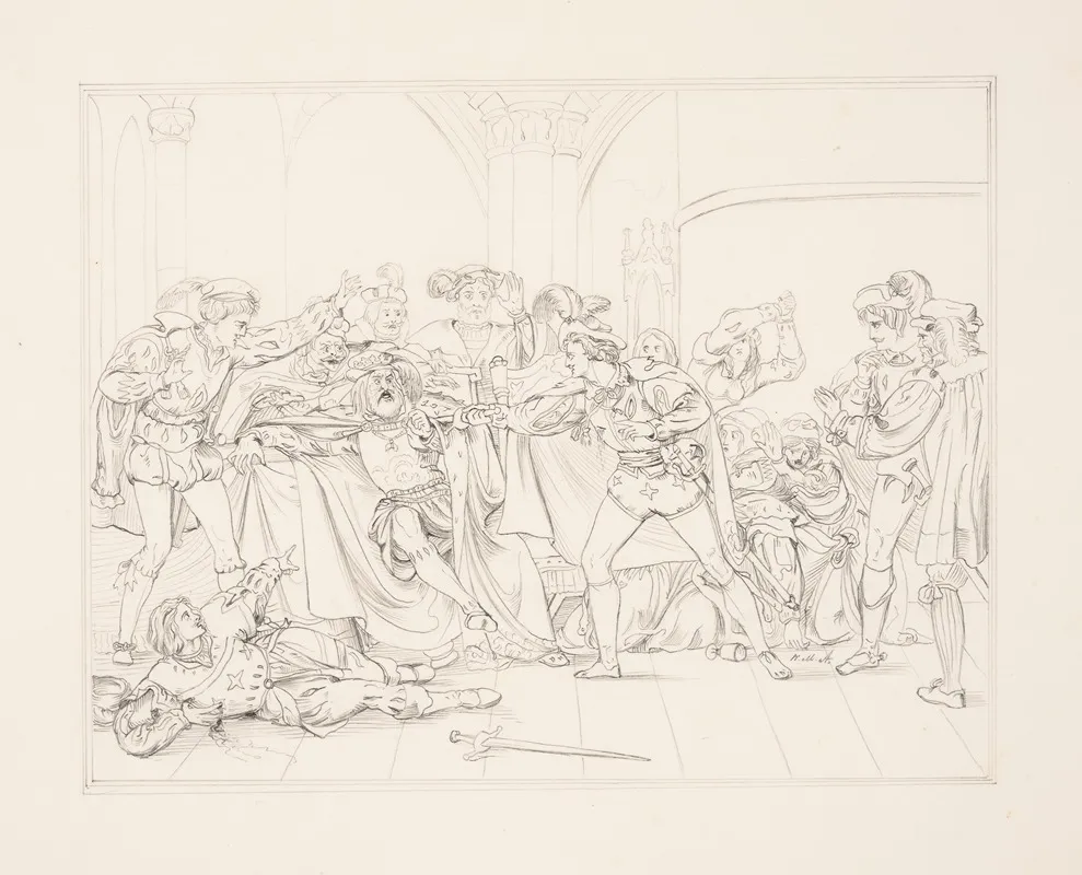 The Point Envenomed Too Then Venom To Thy Work Hamlet Act V Sc Ii Wall Art by William M. Anderson - High-Resolution Digital Print